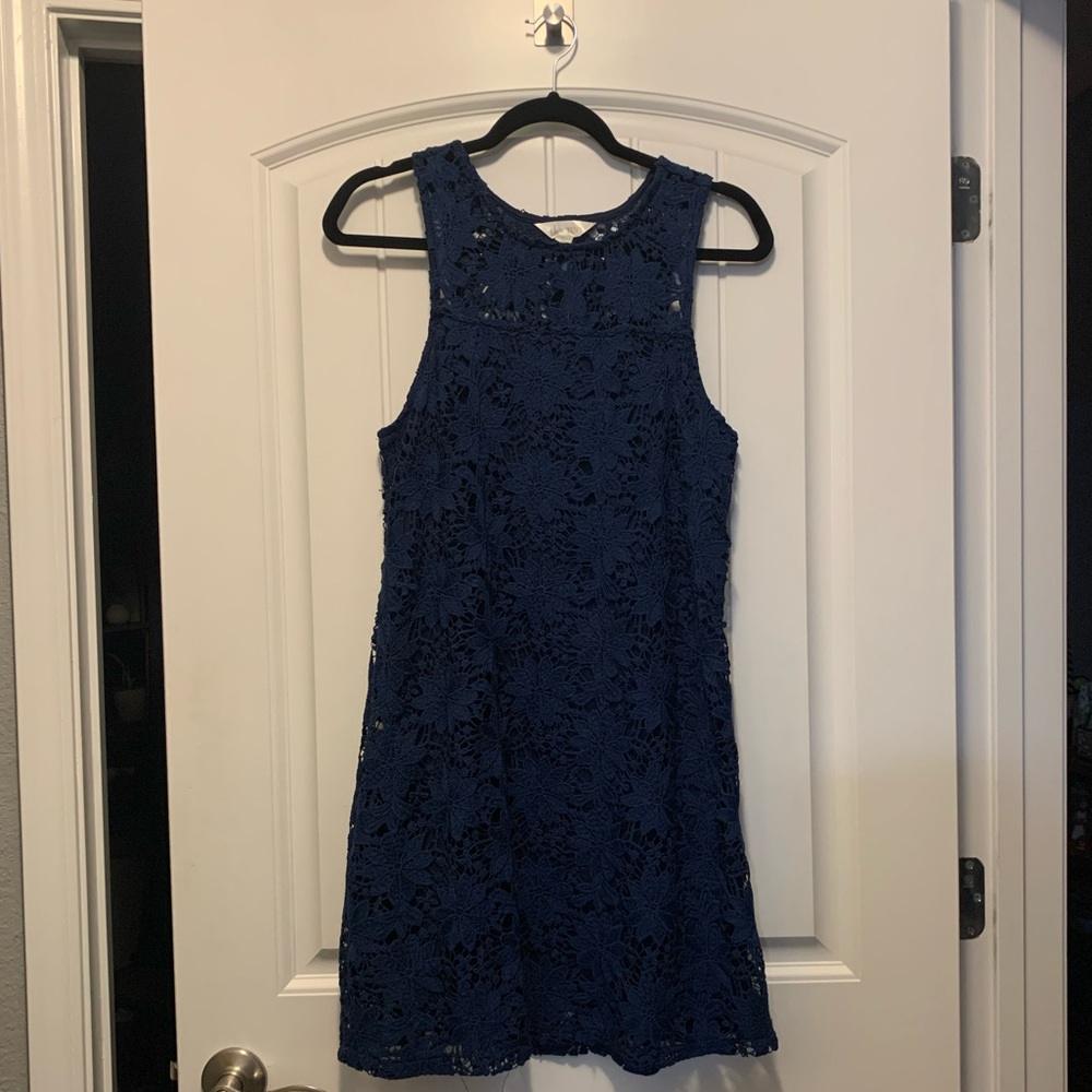 Blue Lace Dress